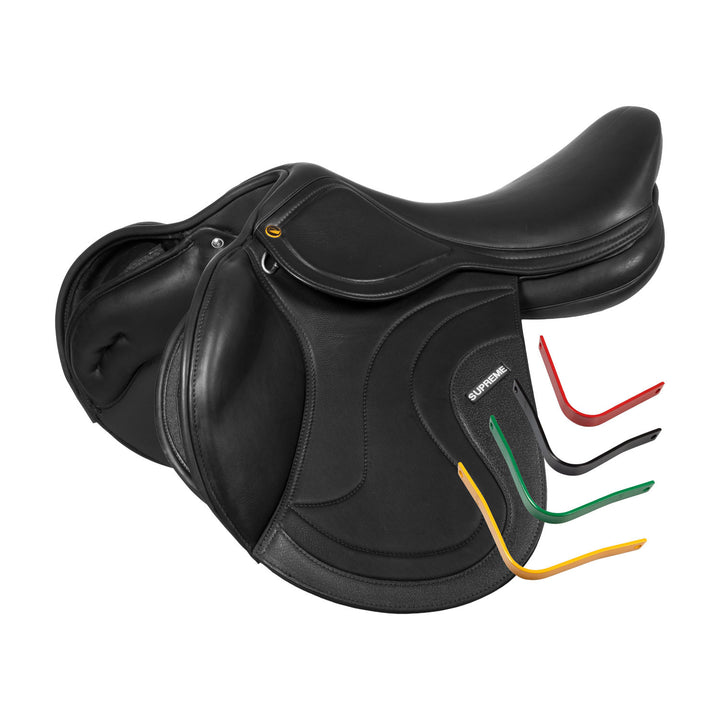 San Diego jumping saddle interchangeable gull BLACK