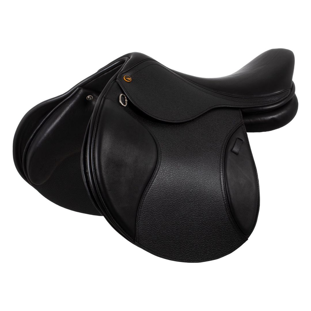 Chicago leather jumping saddle with changeable gullets (4 gullets included)