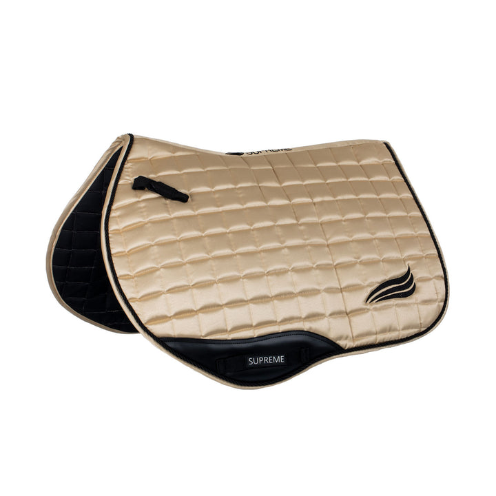 Satin jumping saddle pad BEIGE