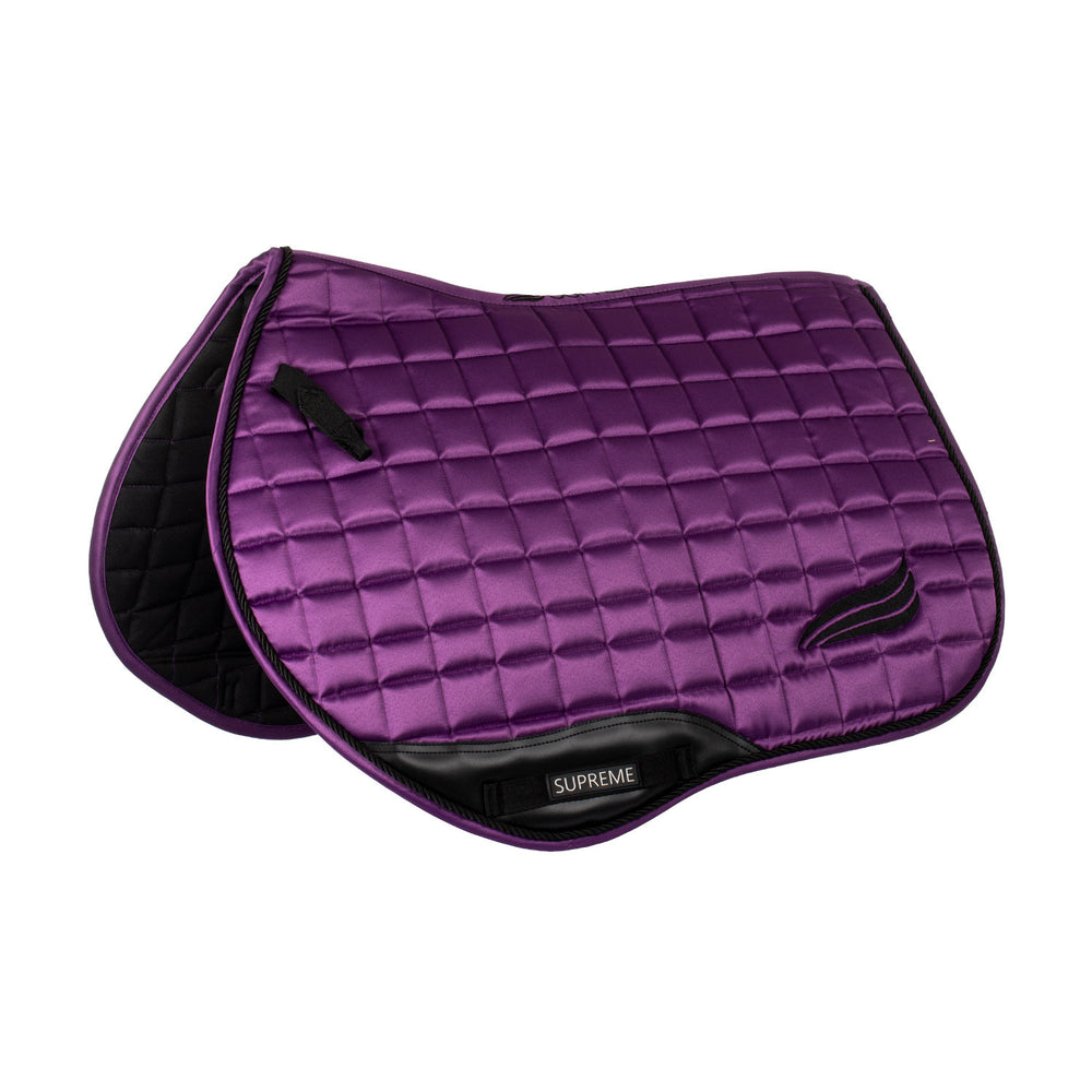 Satin jumping saddle pad VIOLET