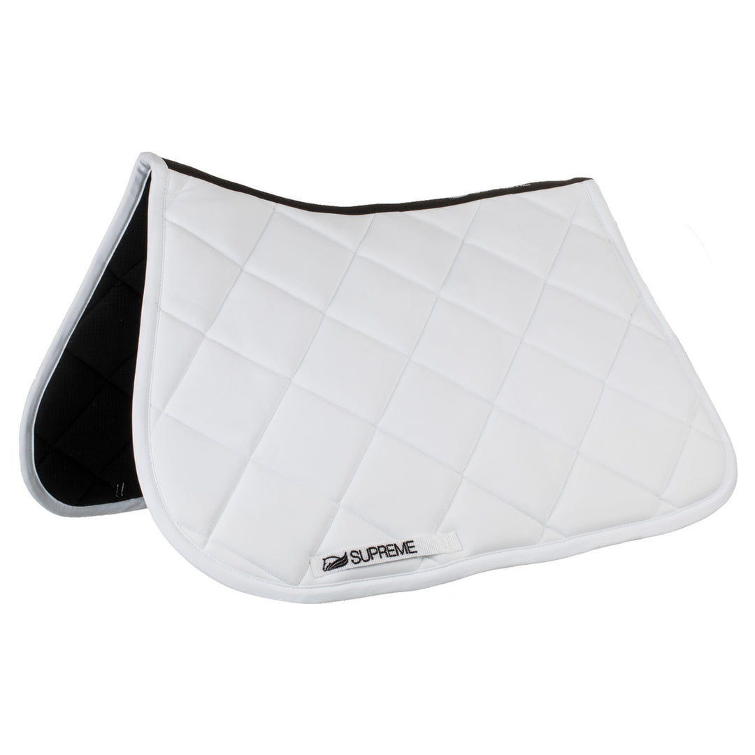 Pleasure jumping saddle pad WHITE