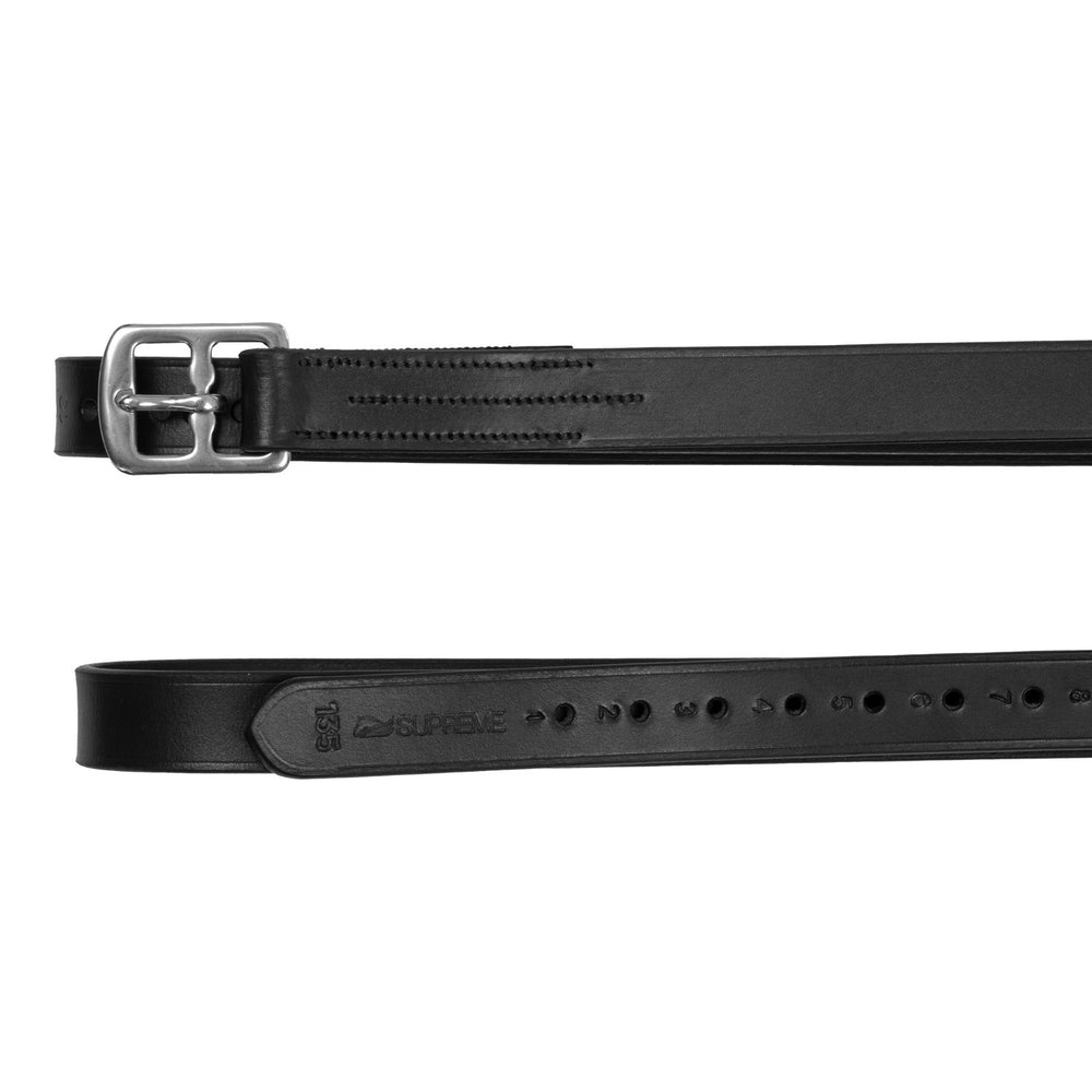 STIRRUP LEATHER SS FITTING BLACK