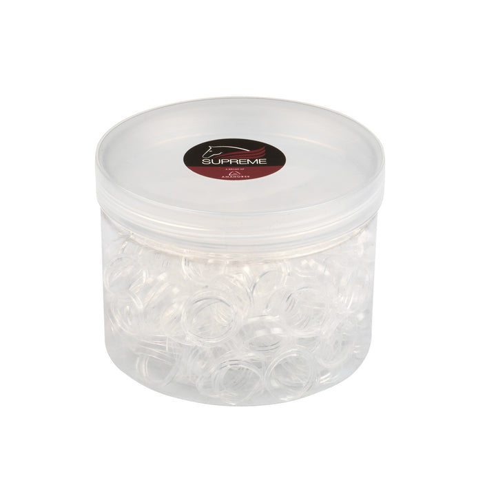 ELASTIC BANDS FOR MANE (BOX 500PCS) TRANSPARENT