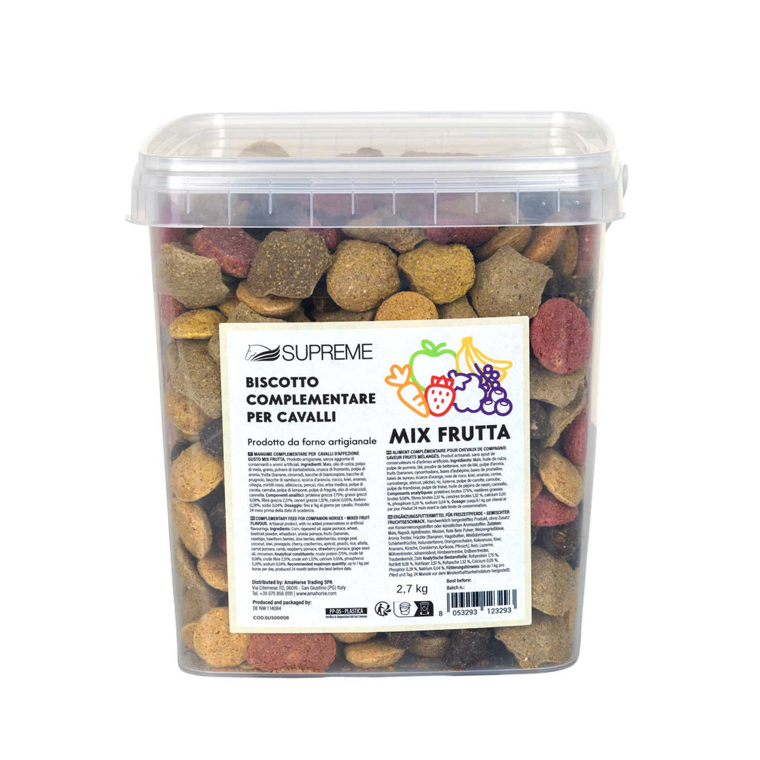 HORSE BISCUITS FRUIT MIX 2.7 KG