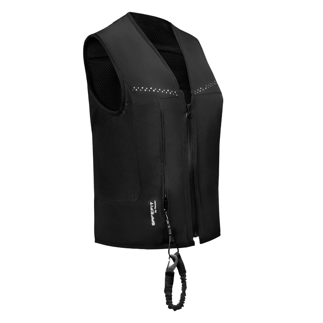 SAFE FIT VICTORY LINE AIRBAG VEST BLACK