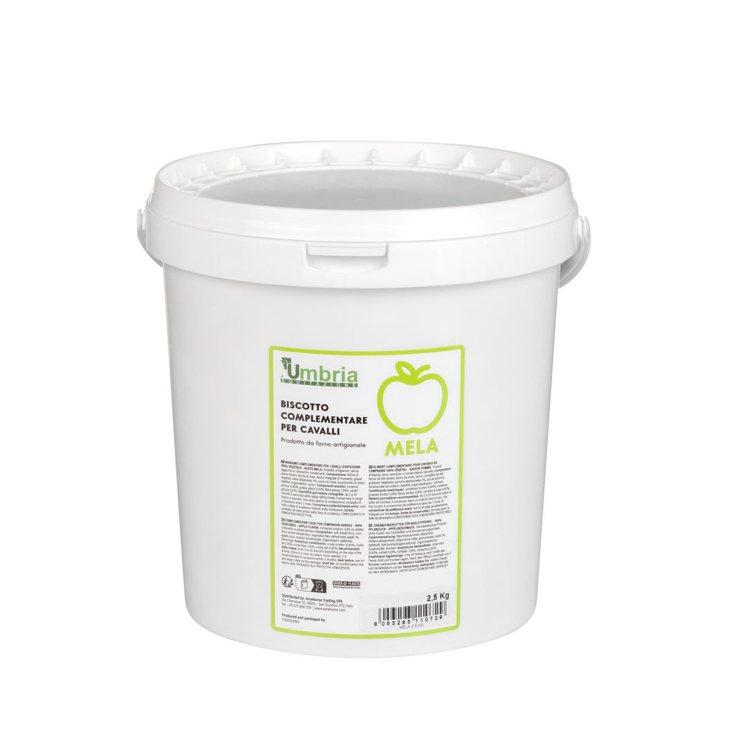 VEGETABLE BISCUIT FOR HORSES APPLE FLAVOR (2.5 kg)