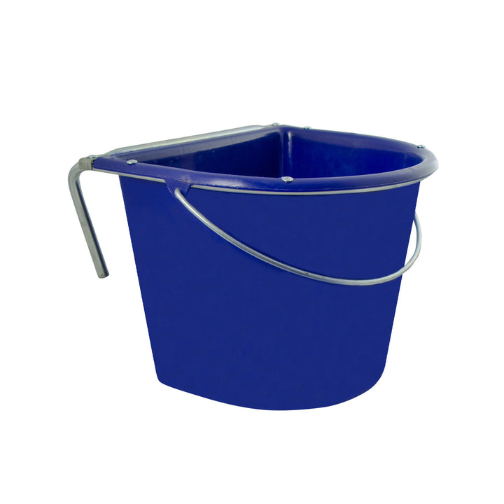 MANGER WITH STEEL HOOCKS &amp; HANDLE VPLAST 15 L ROYAL BLUE