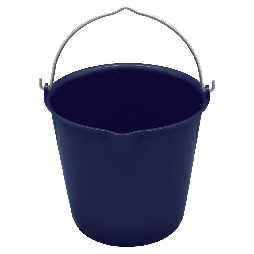 FLEX PLASTIC BUCKET WITH METAL HANDLE CAPACITY 15 LT