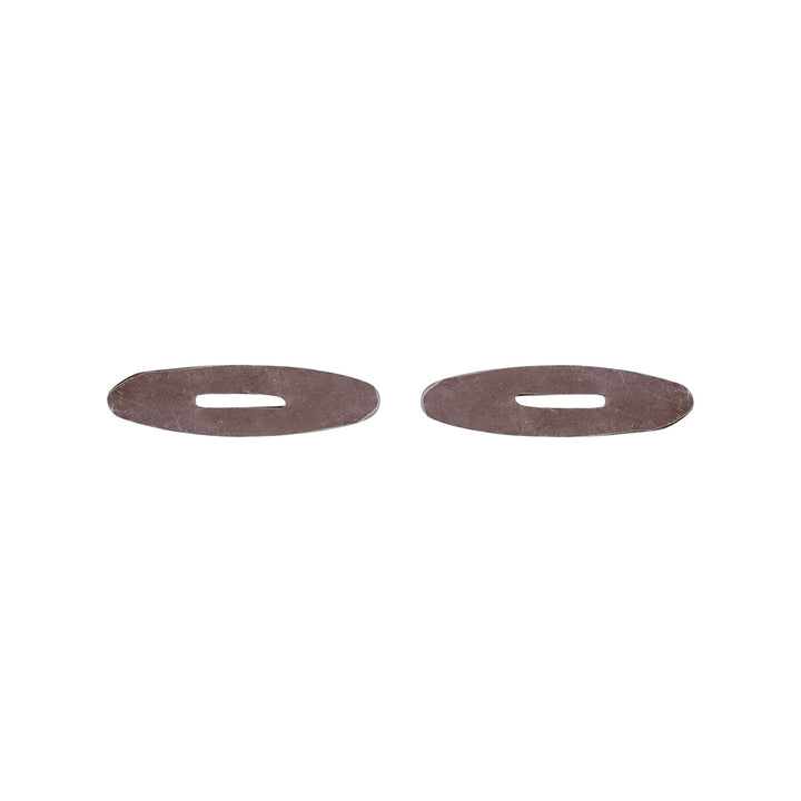 PAIR OF RUBBER REINS STOPS BROWN