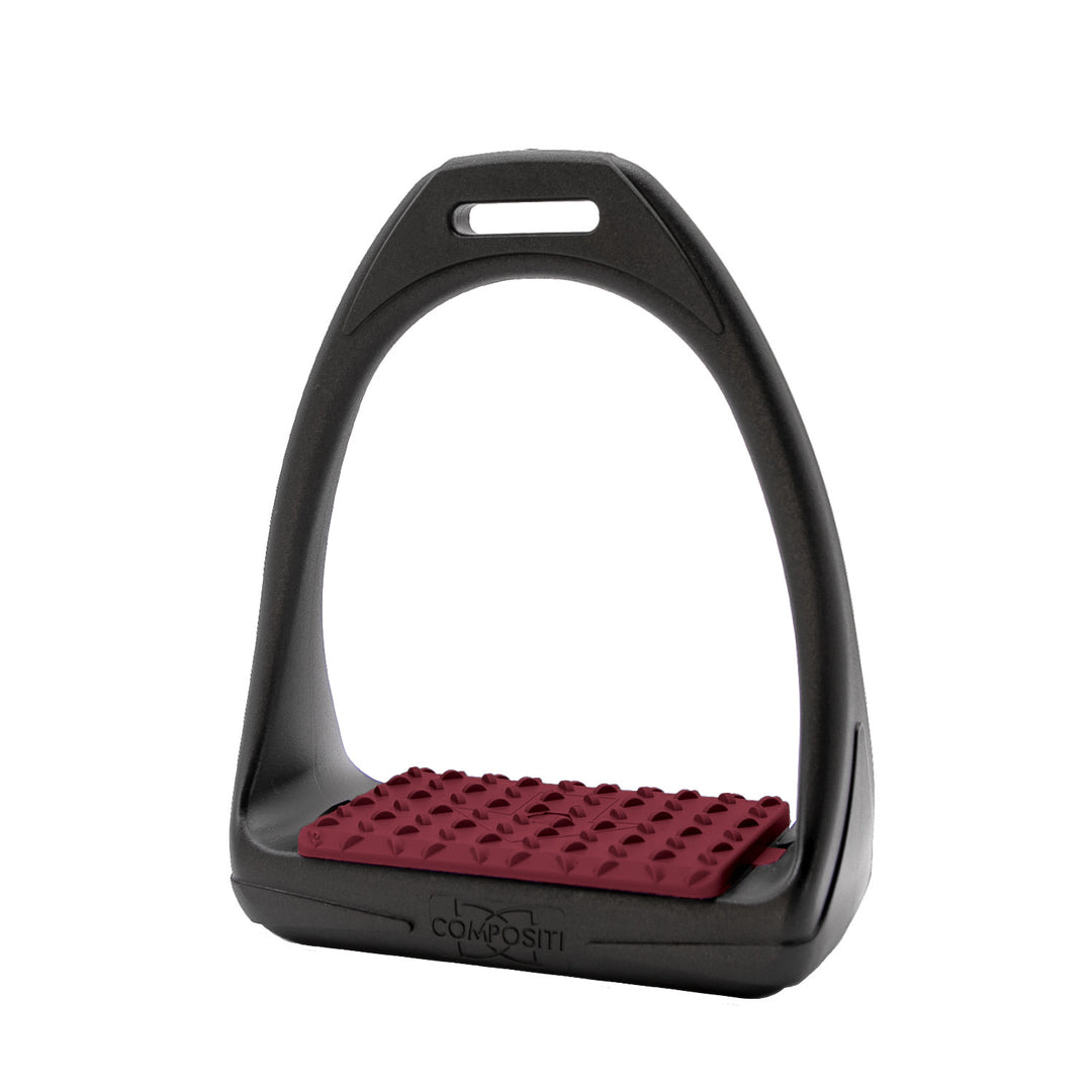 POLYMER STIRRUPS REFLEX MODEL BURGUNDY