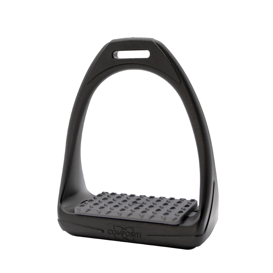 POLYMER STIRRUPS REFLEX MODEL DARK GREY