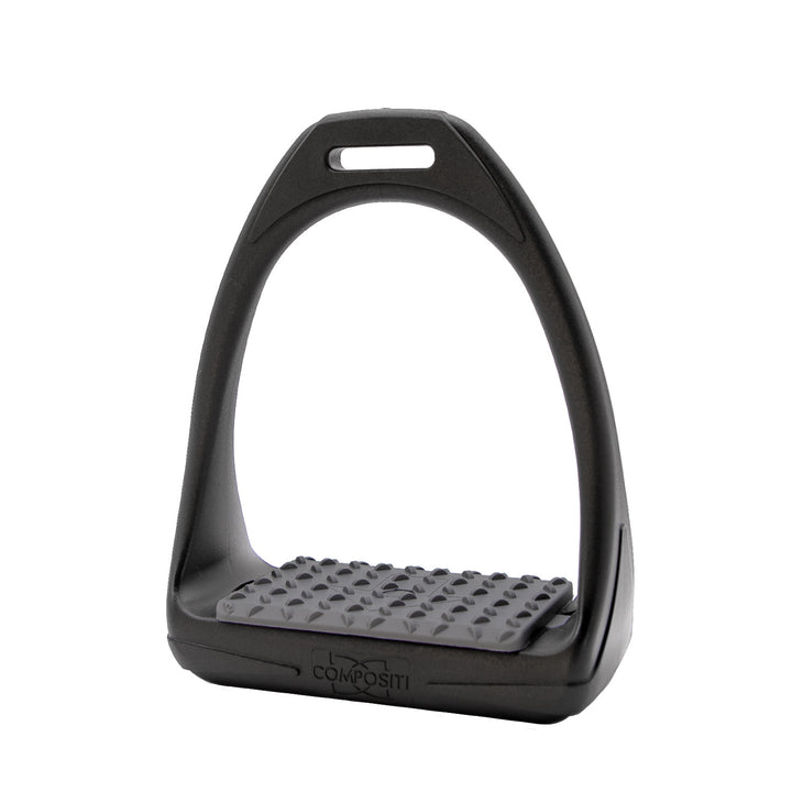POLYMER STIRRUPS REFLEX MODEL DARK GREY