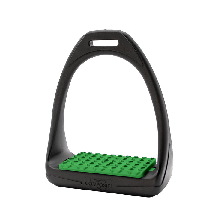 POLYMER STIRRUPS REFLEX MODEL GREEN