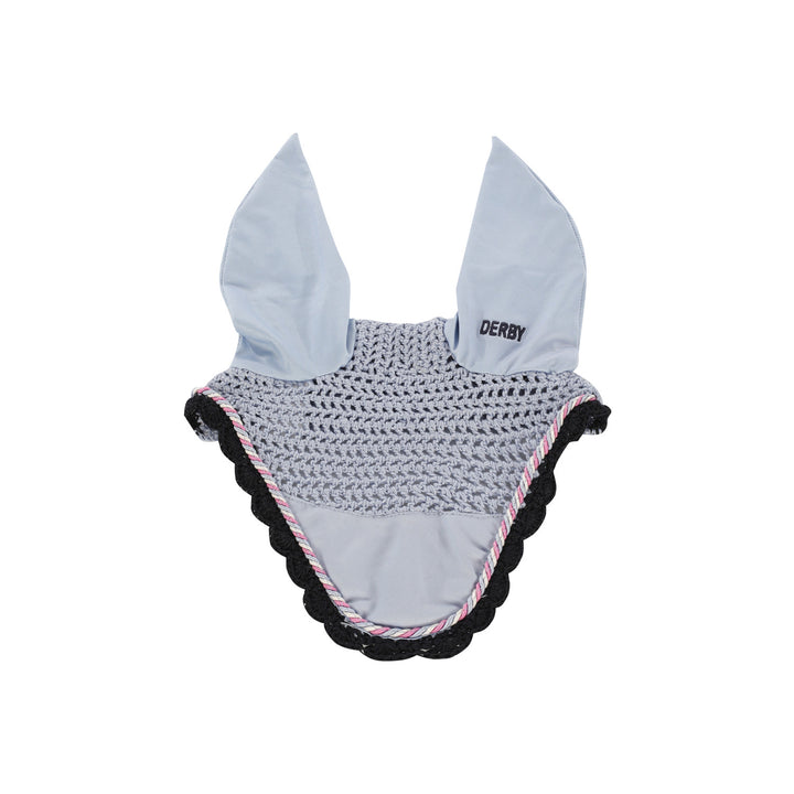 DERBY COTTON PONY FLY VEIL BABY BLUE/MULTI/NAVY