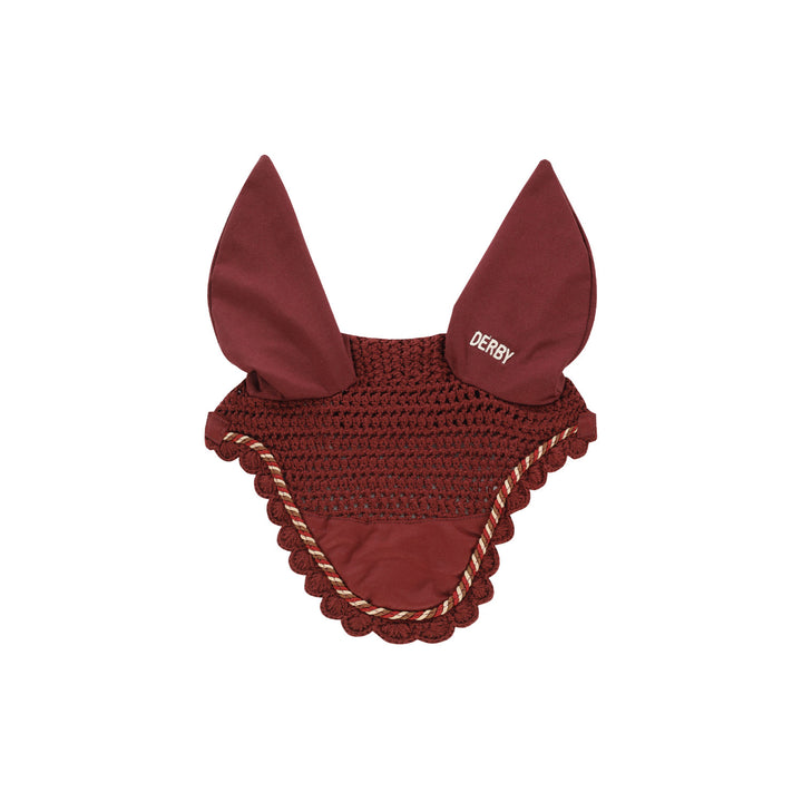 DERBY COTTON PONY FLY VEIL BURGUNDY/MULTI/BURGUNDY