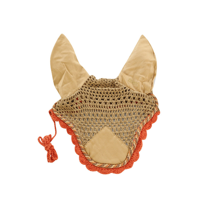 DERBY COTTON PONY FLY VEIL CAMEL/MULTI/ORANGE