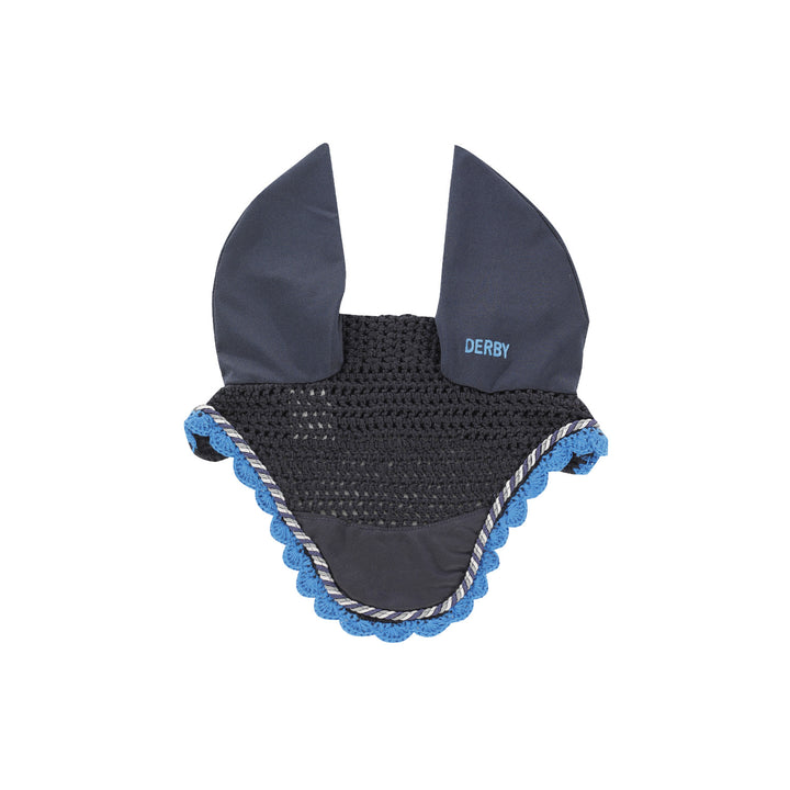 DERBY COTTON PONY FLY VEIL NAVY/MULTI/ROYAL