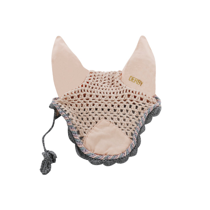 DERBY COTTON PONY FLY VEIL PINK/MULTI/SILVER