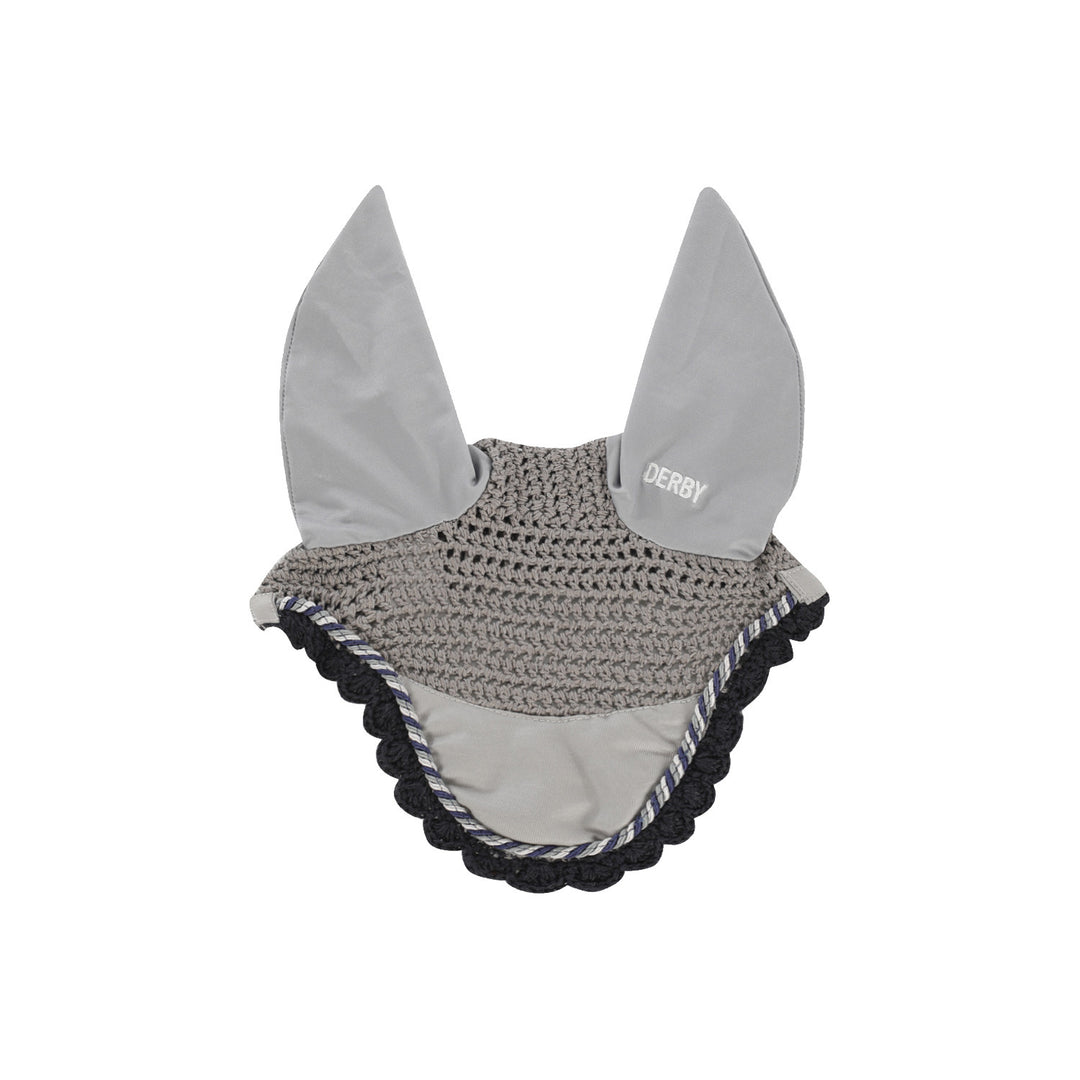 DERBY COTTON PONY FLY VEIL SILVER/MULTI/NAVY