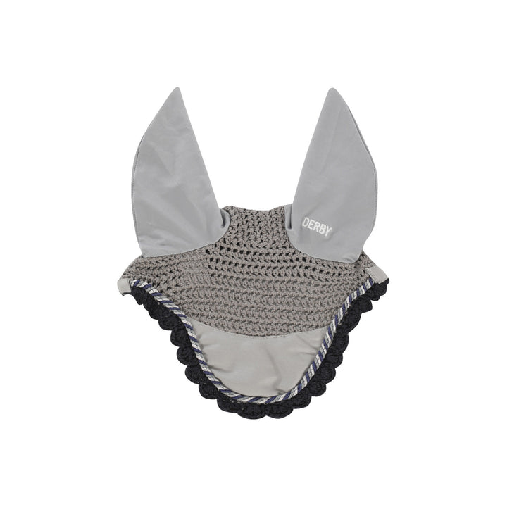 DERBY COTTON PONY FLY VEIL SILVER/MULTI/NAVY