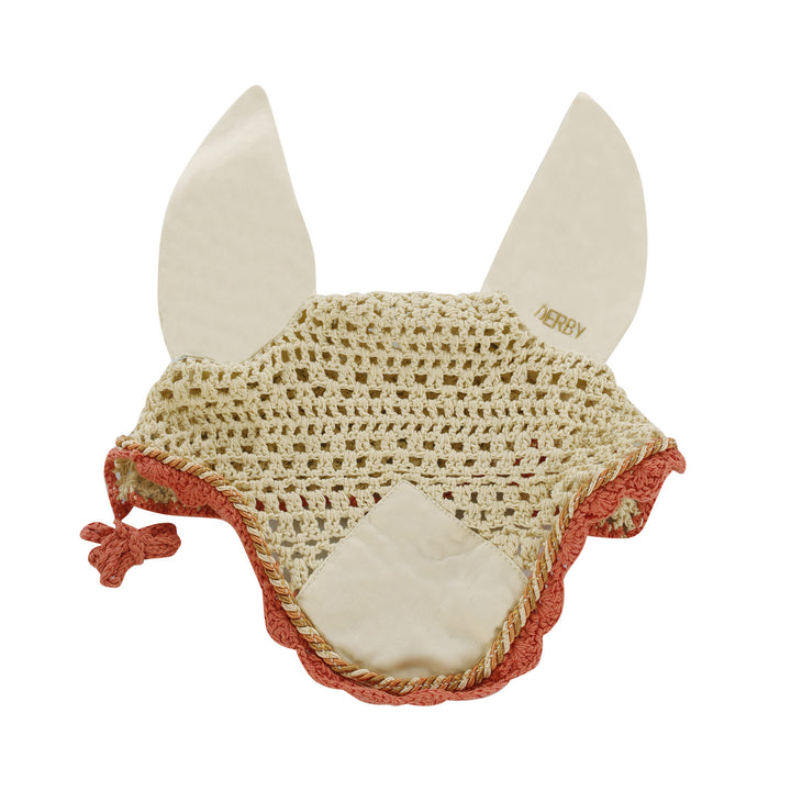 DERBY COTTON HORSE HAT CREAM/MULTI/ORANGE