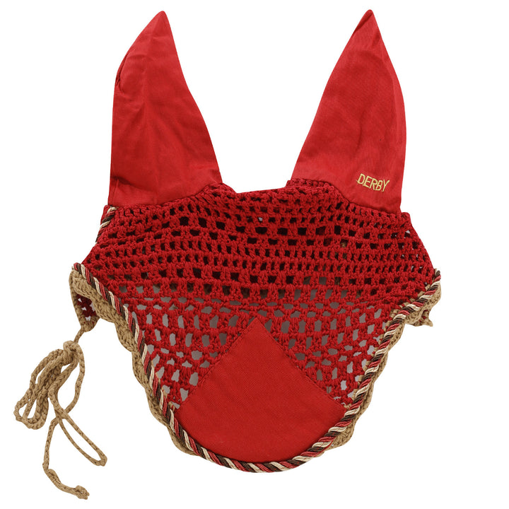 DERBY COTTON HORSE HAT DARK RED/MULTI/BEIGE