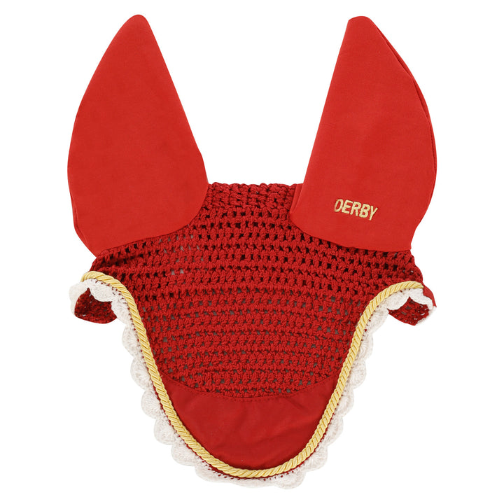 DERBY COTTON HORSE HAT RED/GOLD/WHITE