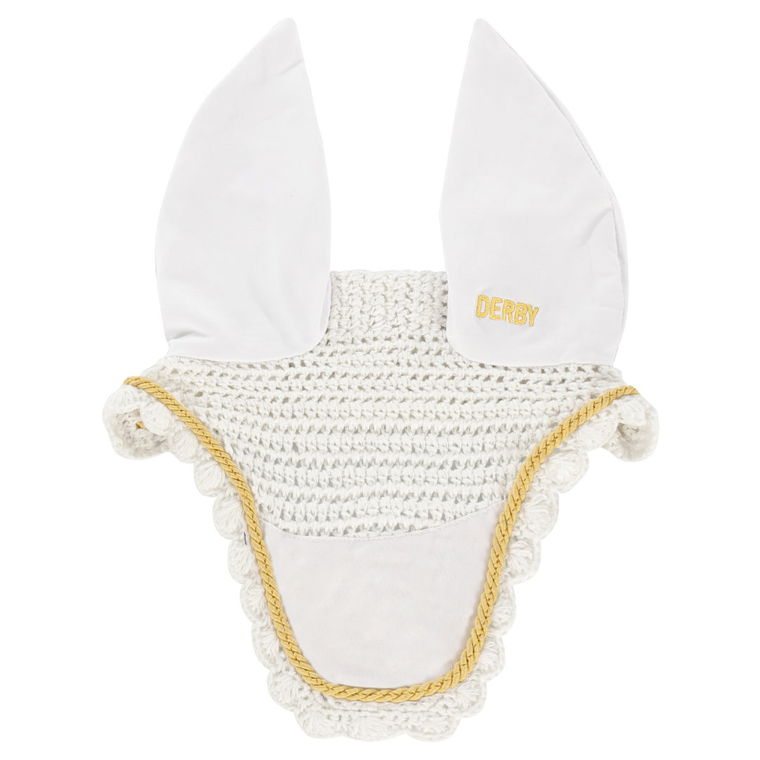 DERBY COTTON HORSE HAT WHITE/GOLD/WHITE