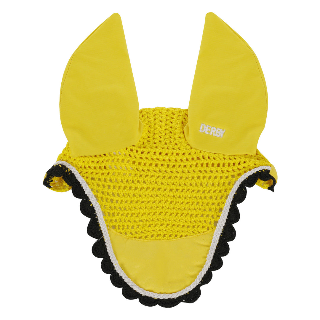 DERBY COTTON HORSE HAT YELLOW/WHITE/BLACK