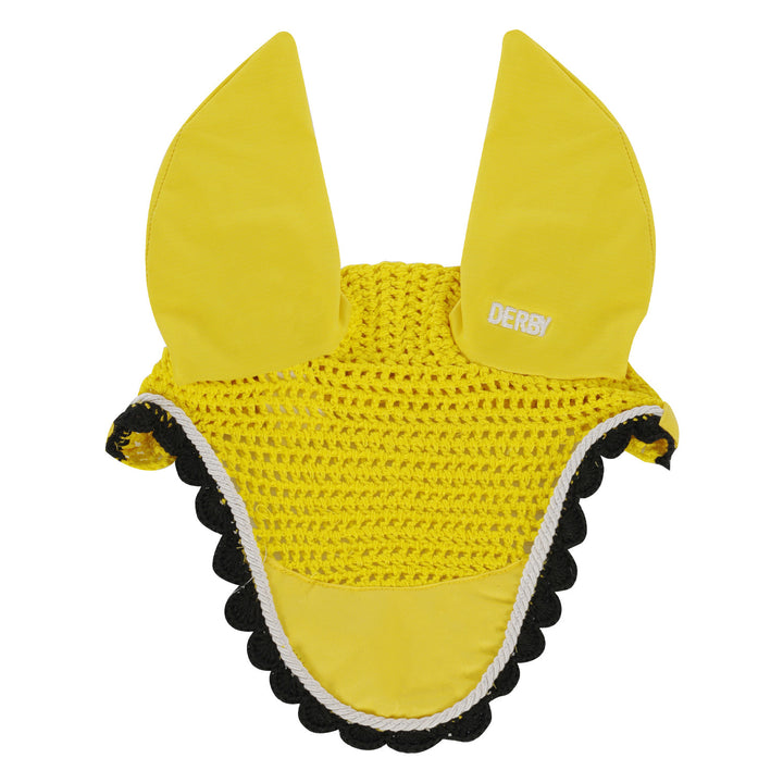 DERBY COTTON HORSE HAT YELLOW/WHITE/BLACK