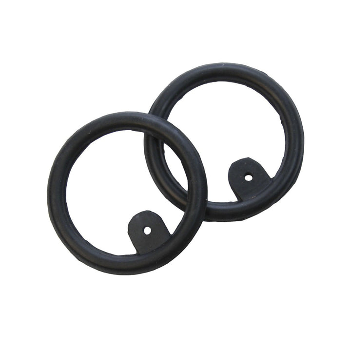 RUBBER RINGS FOR SAFETY STIRRUPS BLACK