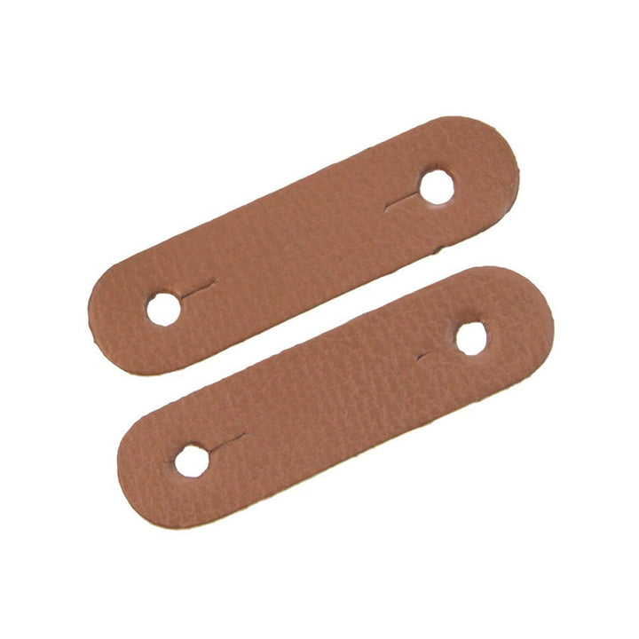 LEATHER TABS FOR SAFETY STIRRUPS BROWN