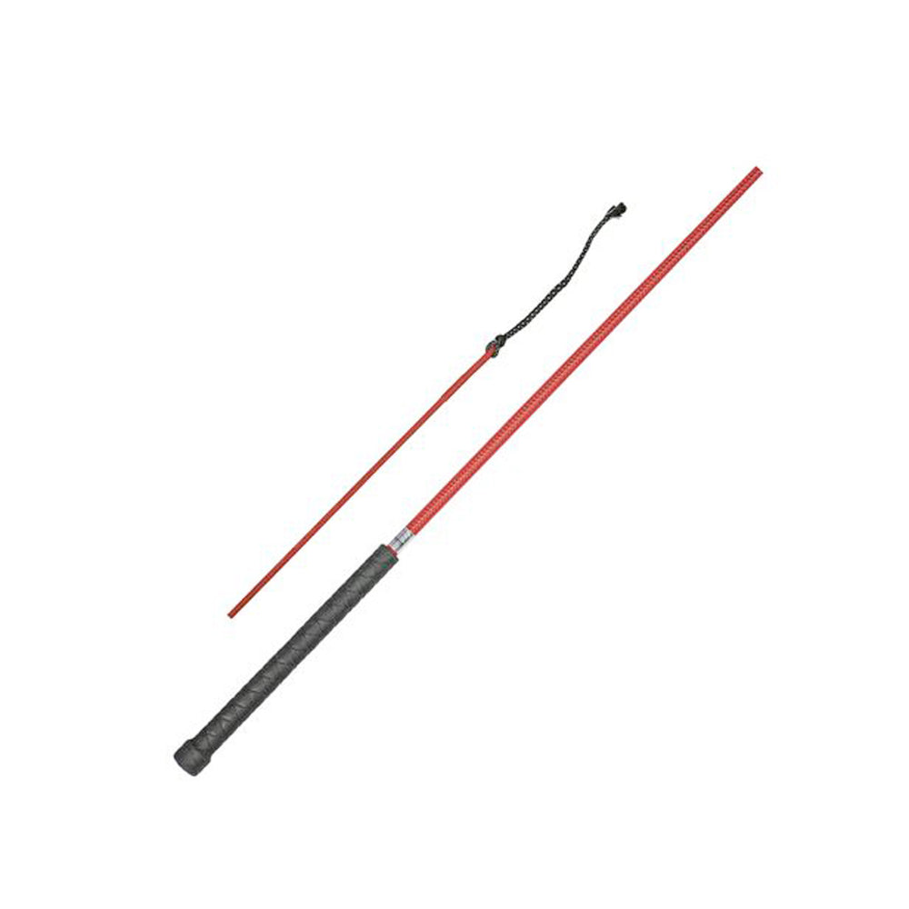 DRESSAGE WHIP 130CM LONG RED