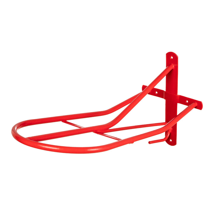 WALL SADDLE RACK FOR ENGLISH SADDLE RED