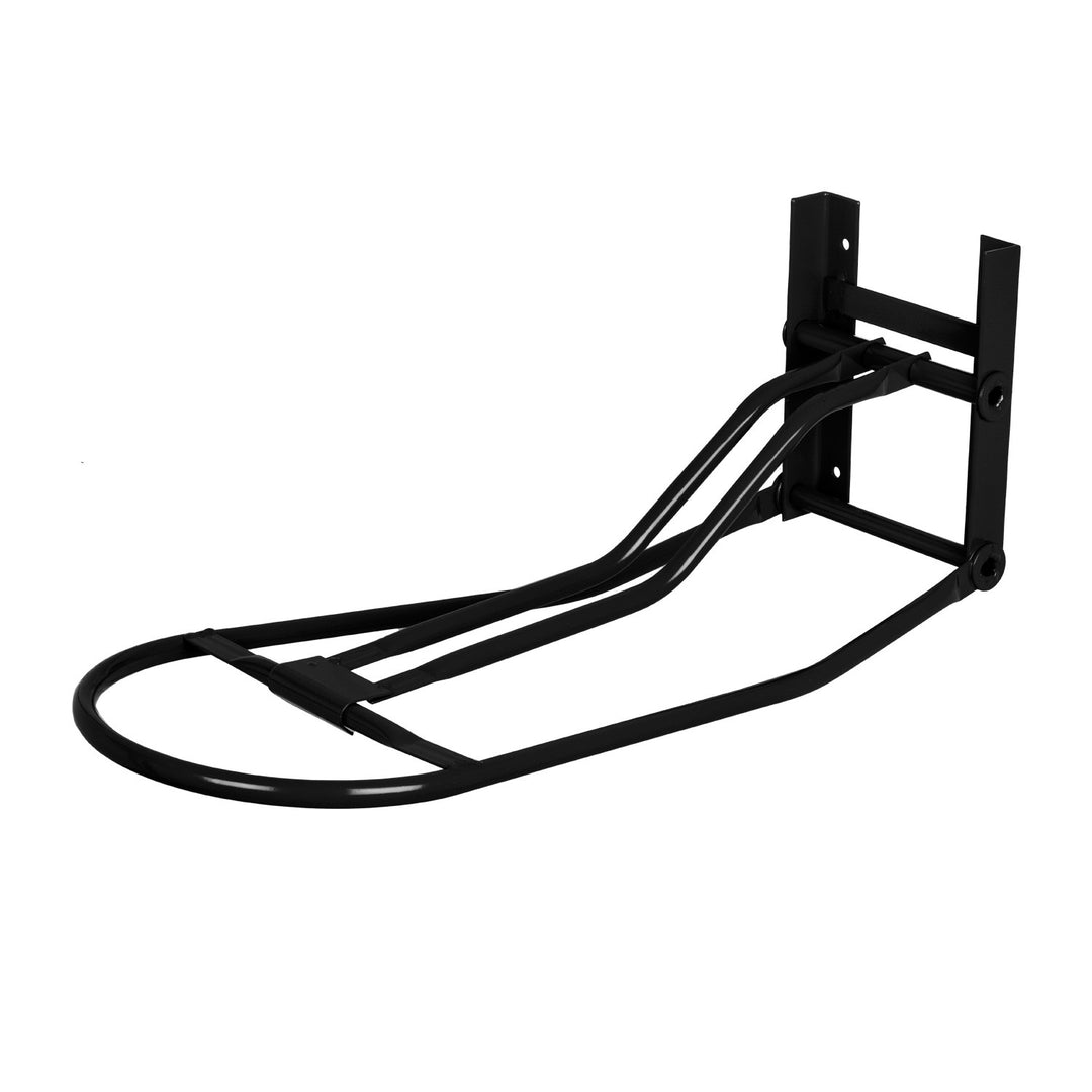 FOLDING WALL SADDLE RACK FOR ENGLISH SADDLE BLACK