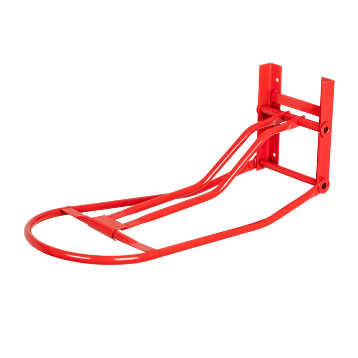 FOLDING WALL SADDLE RACK FOR ENGLISH SADDLE RED
