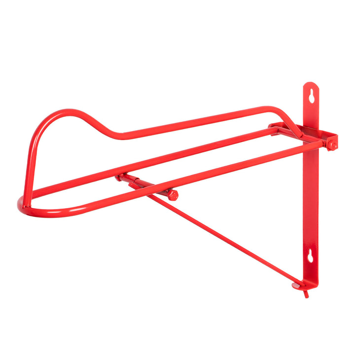 FOLDING WALL SADDLE RACK FOR WESTRN SADDLE RED