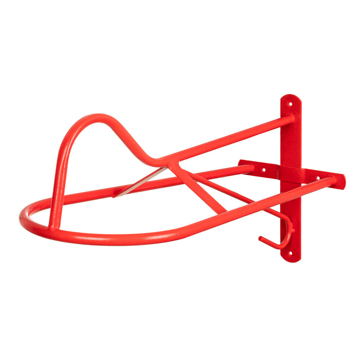 WALL SADDLE RACK FOR WESTERN SADDLE RED