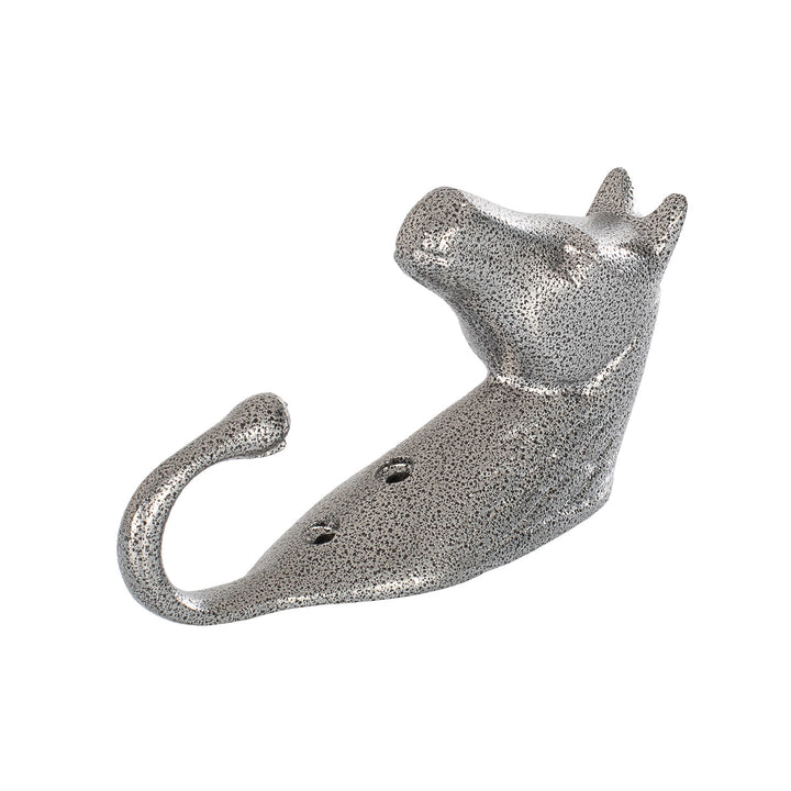 HORSE HEAD ALUMINUM BRIDLE BRACKET GREY
