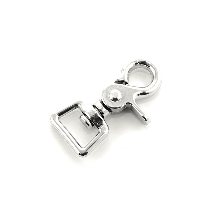 SCISSOR SNAP WITH SQUARE SWIVEL SILVER