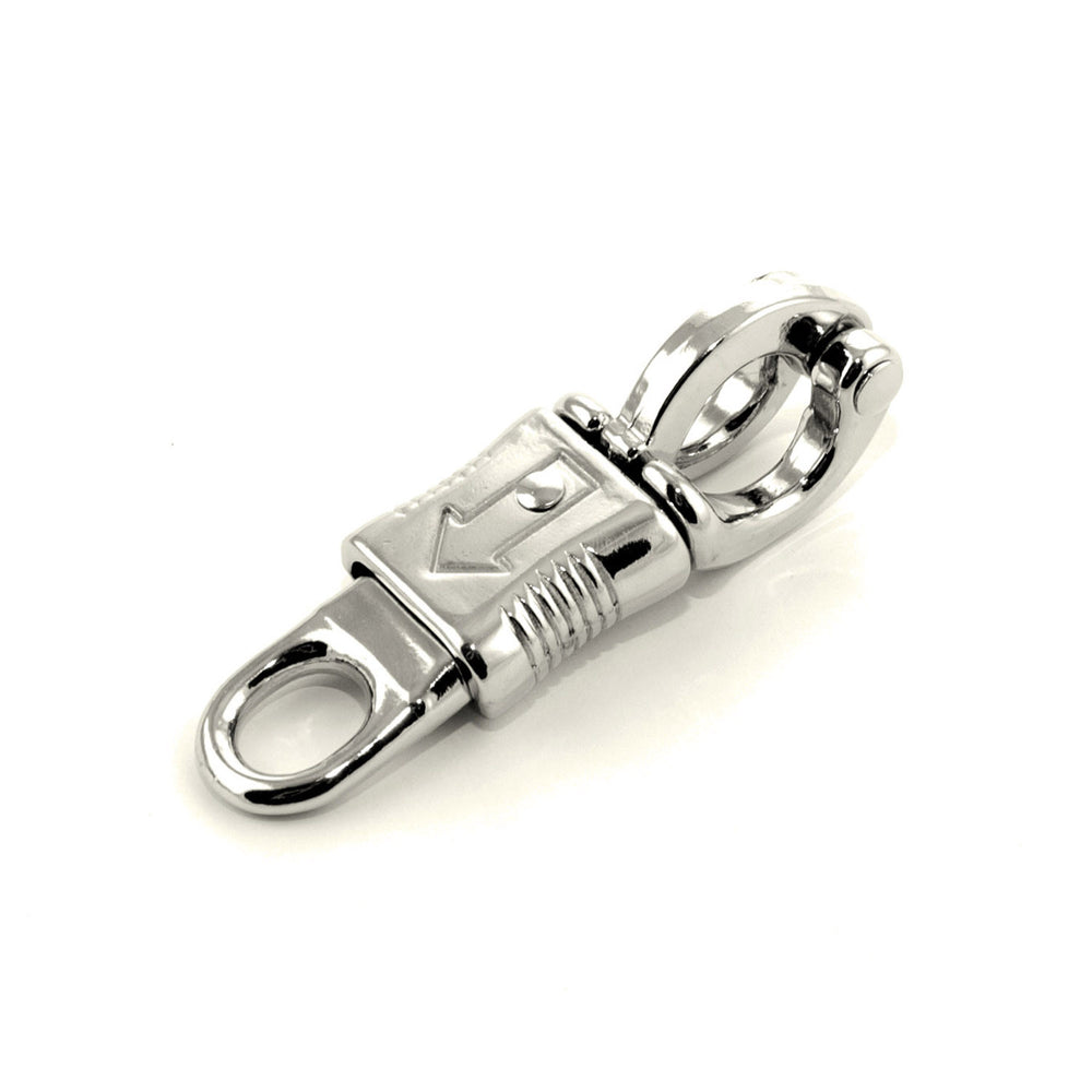 PANIC SNAPWITH FIXED ROUND EYE SILVER