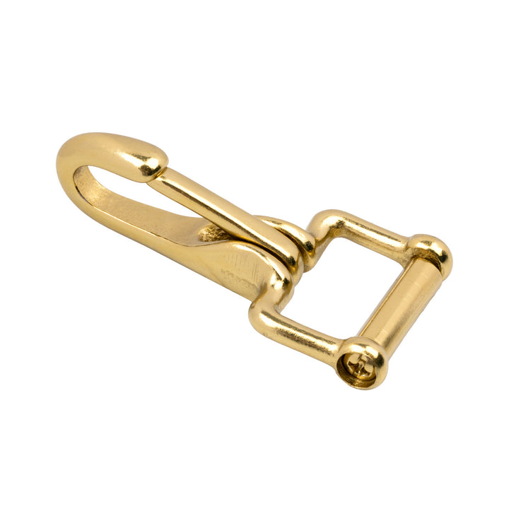 SPRING SNAP STEEL WITH BRASS PLATED GOLD