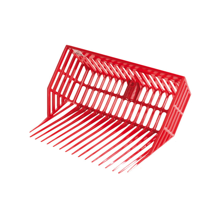 PLASTIC STALL FORK RED
