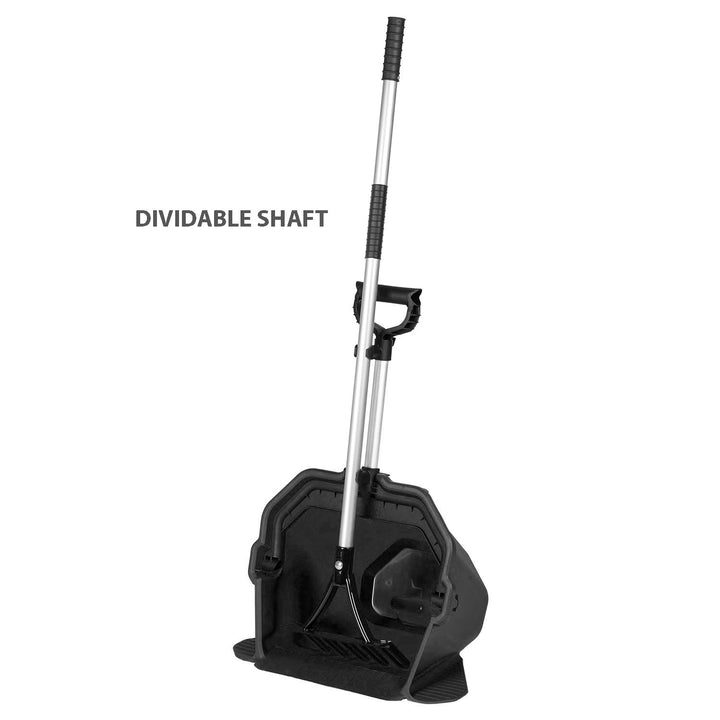Quick Pick multipurpose bin with rake BLACK