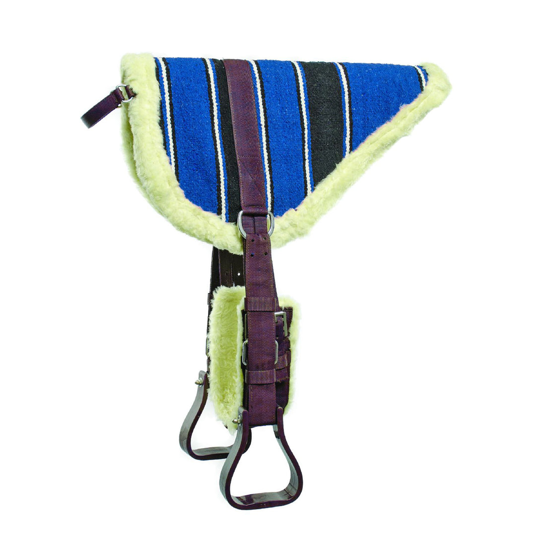 LAKOTA NAVAJO BAREBACK WITH STIRRUPS AND GIRT BLACK/ROYAL