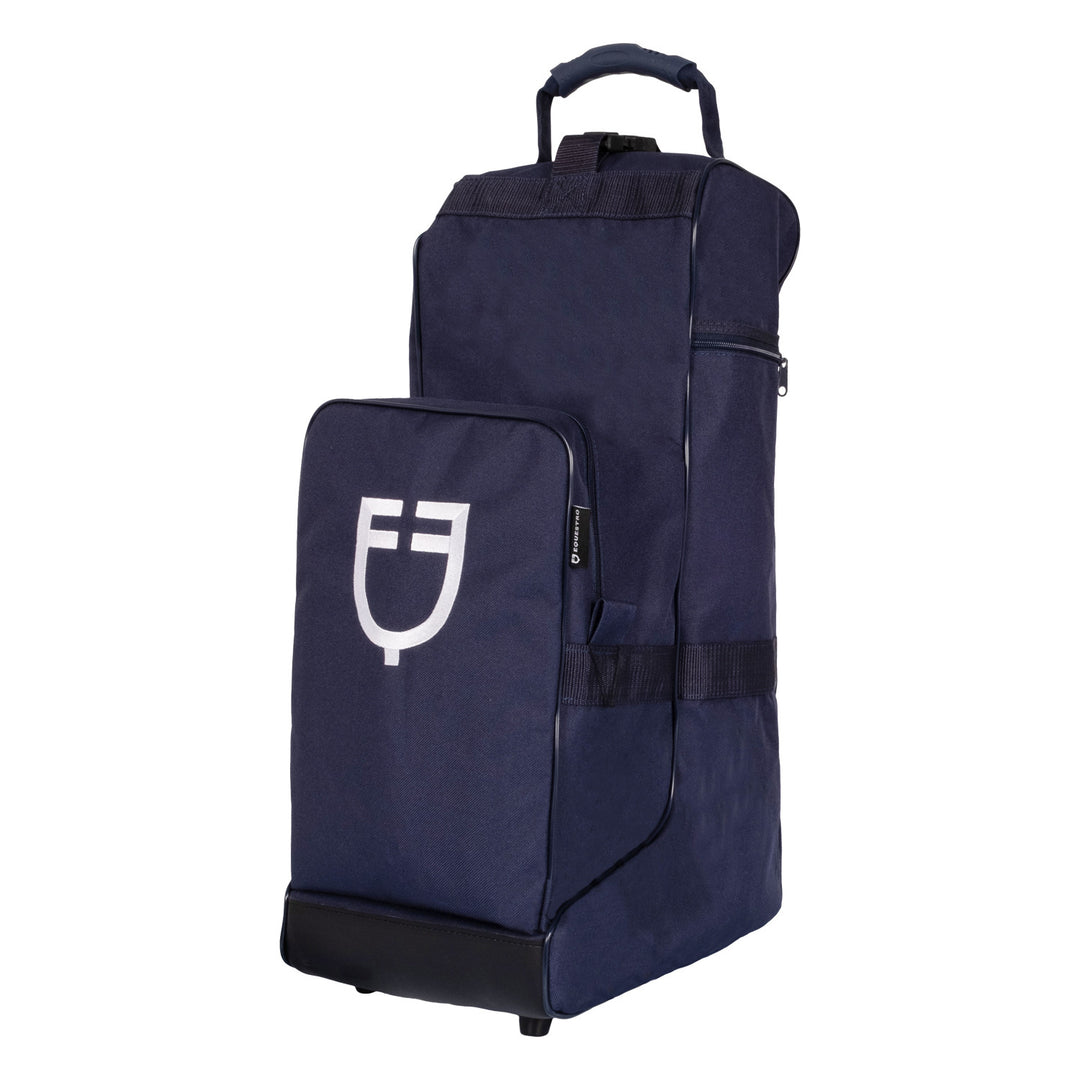 Riding boots and cap bag with rubber reinforcement