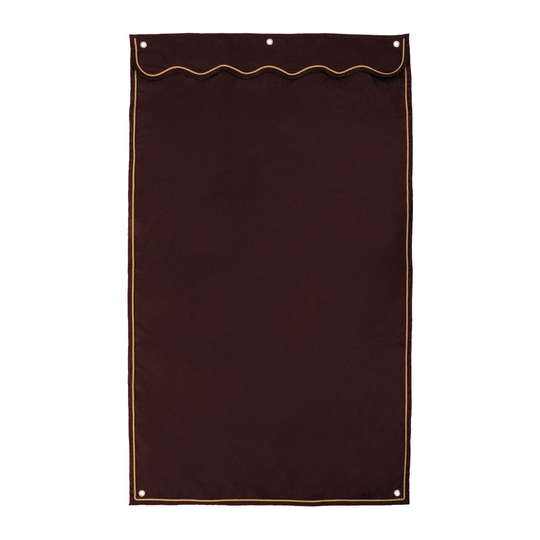 LAMICELL LONG STABLE CURTAIN BURGUNDY