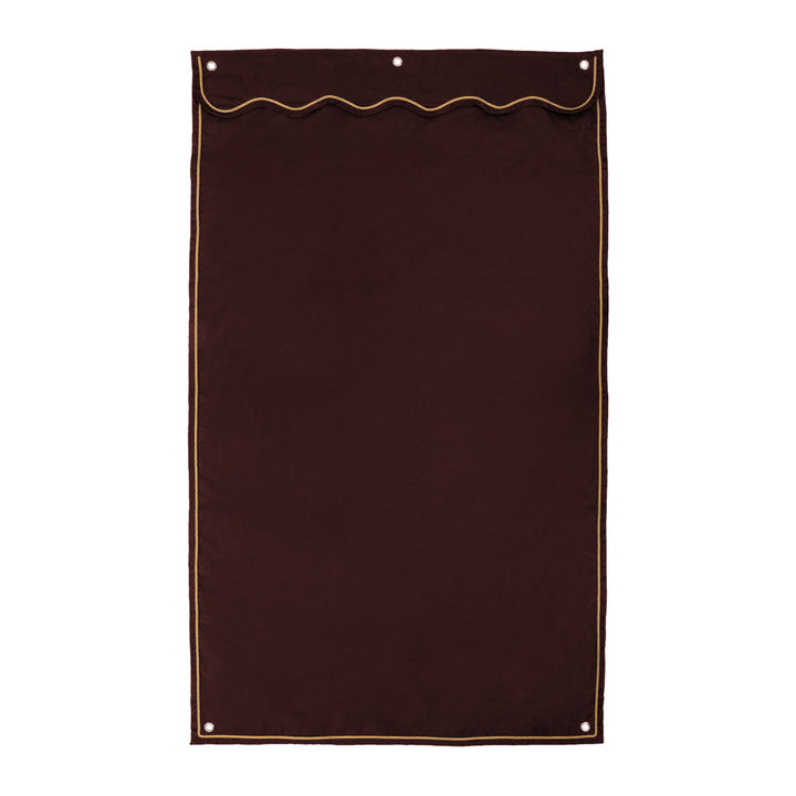 LAMICELL LONG STABLE CURTAIN BURGUNDY