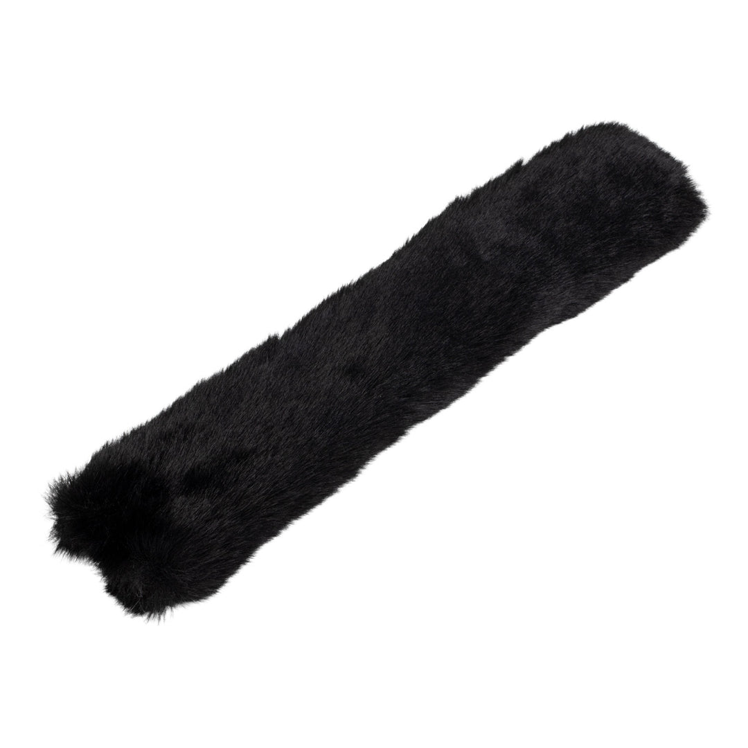 SYNTHETIC SHEEPSKIN NOSEBAND BLACK