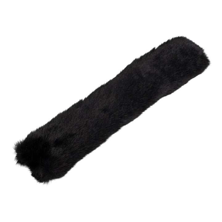 SYNTHETIC SHEEPSKIN NOSEBAND BLACK